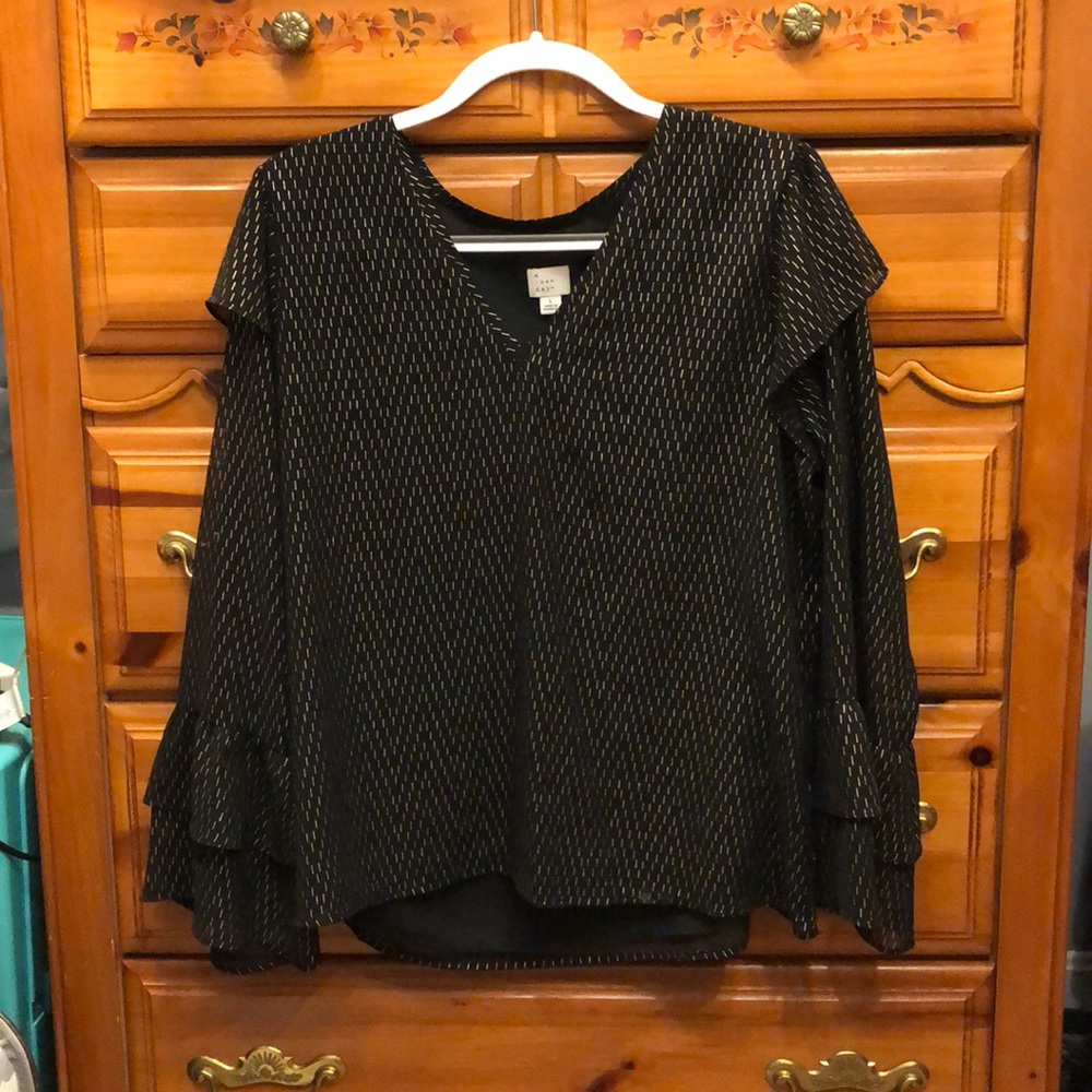Ruffle Sleeved Blouse
